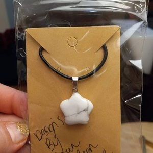 Star stone necklace 16”